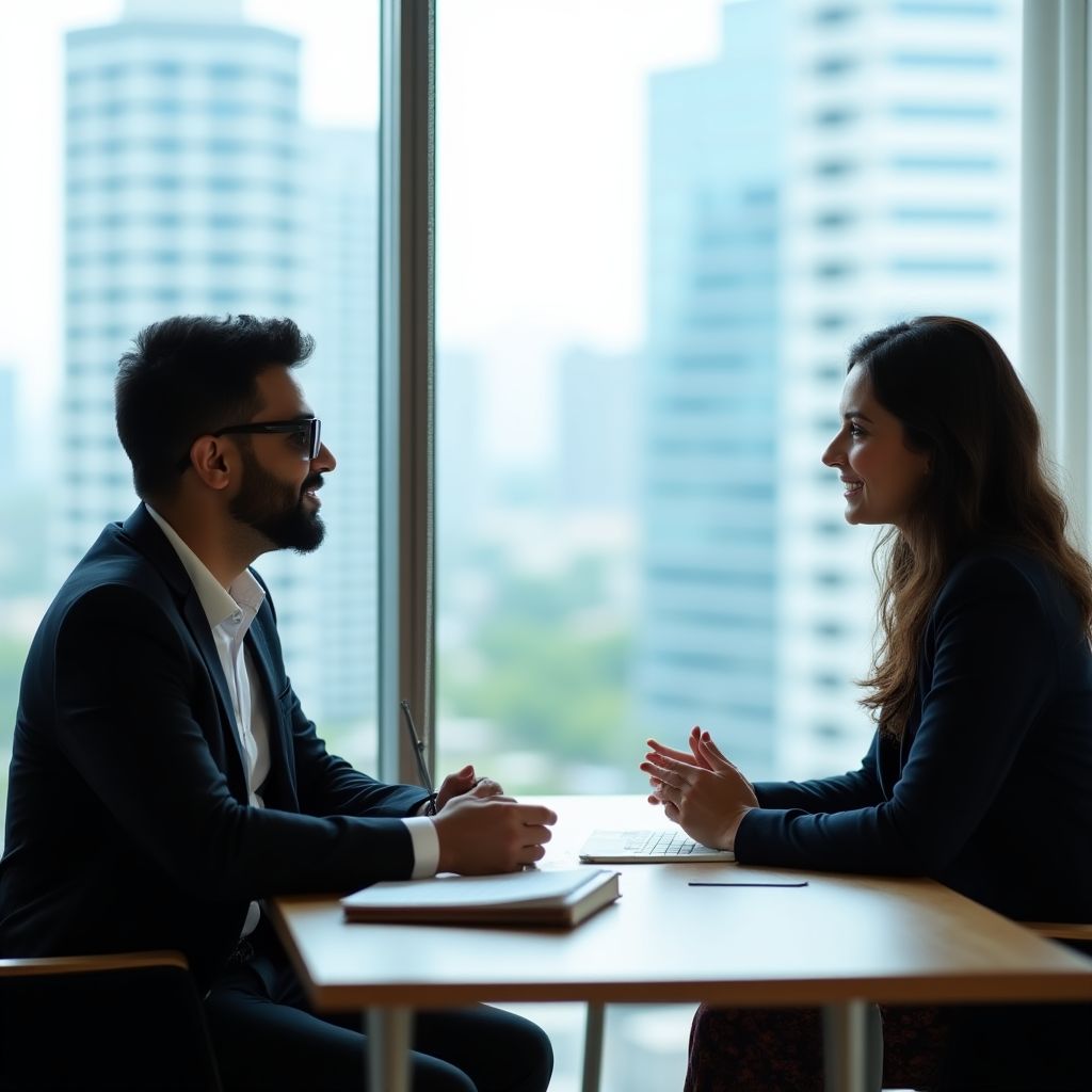 One-on-one coaching session with CEO