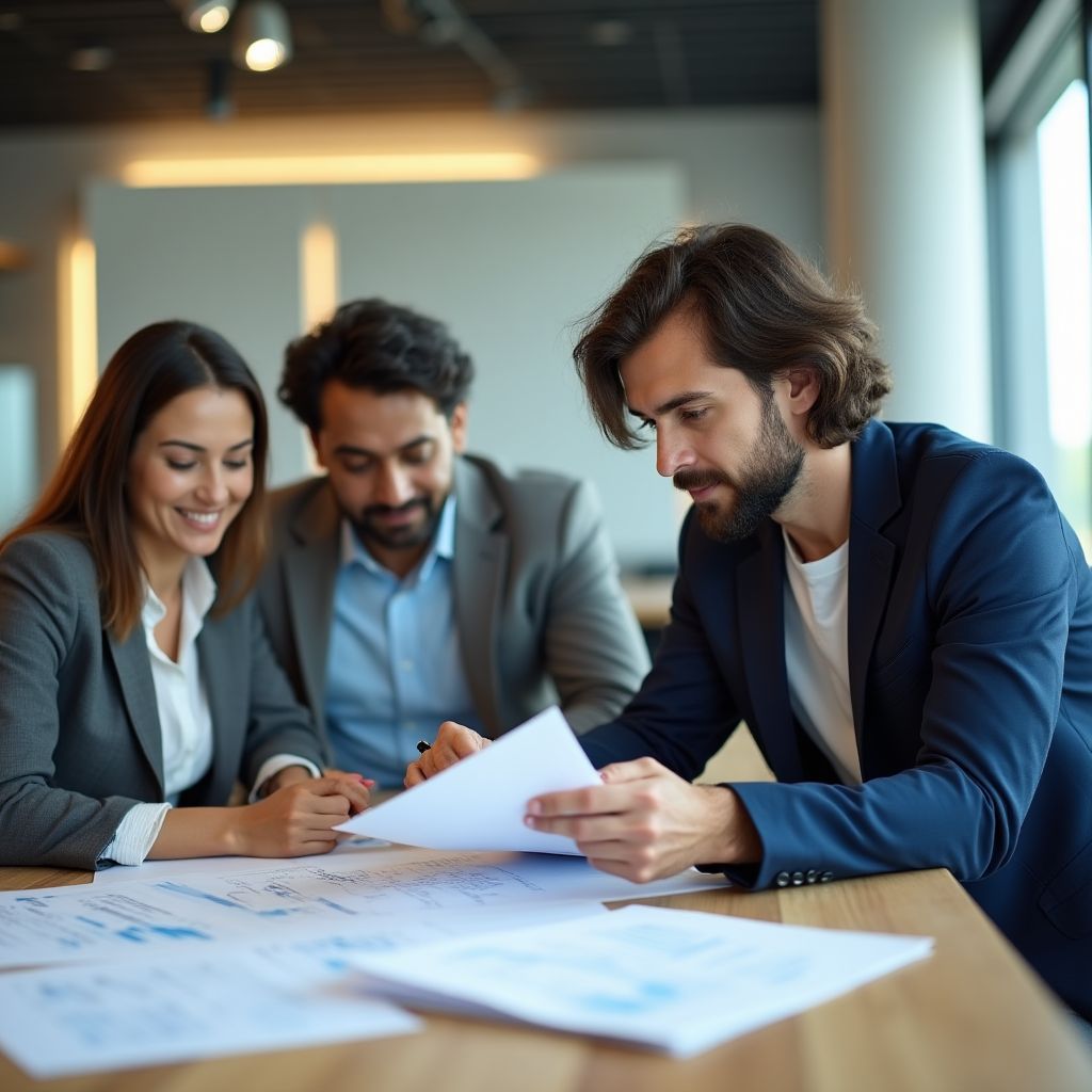 Business discovery session with coach and client